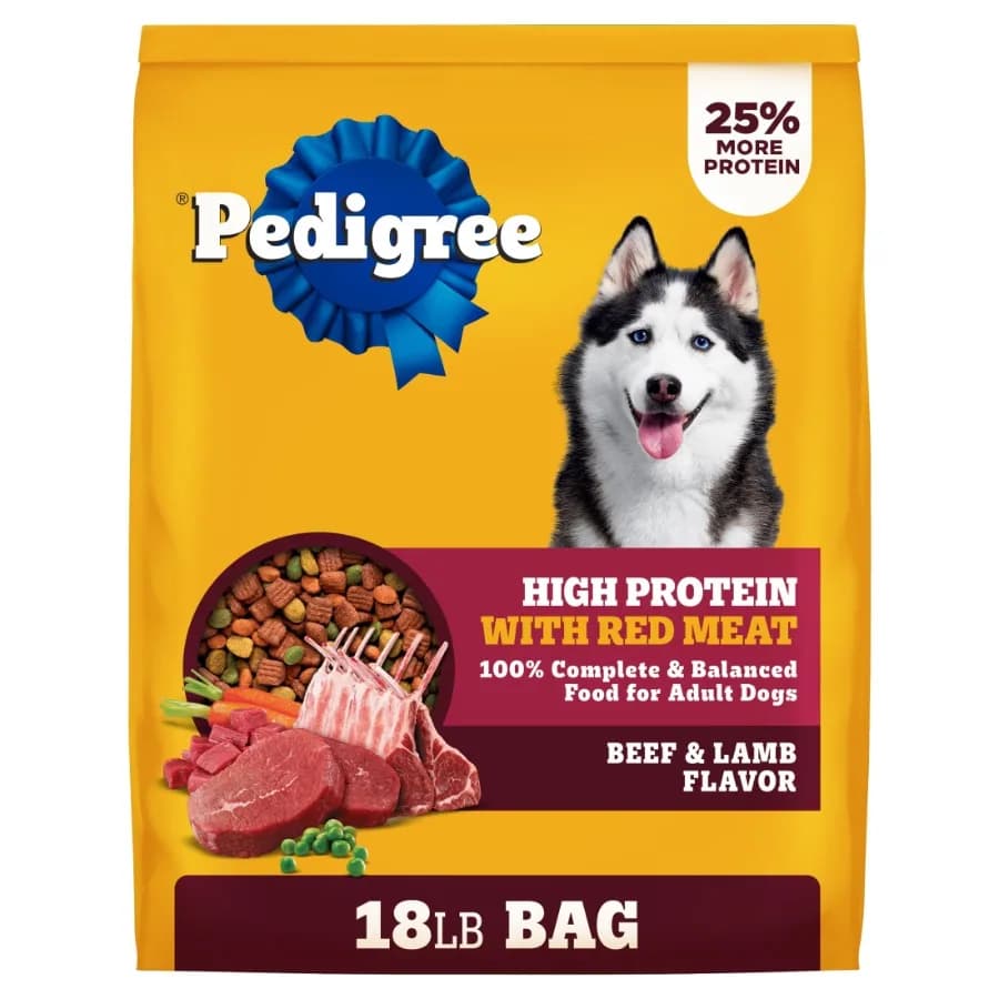 Cibo Secco per Cani Adulti Formula ad Alto Contenuto Proteico con Gusto di Manzo e Agnello Ideale per Stile di Vita Attivo e Controllo del Peso 18