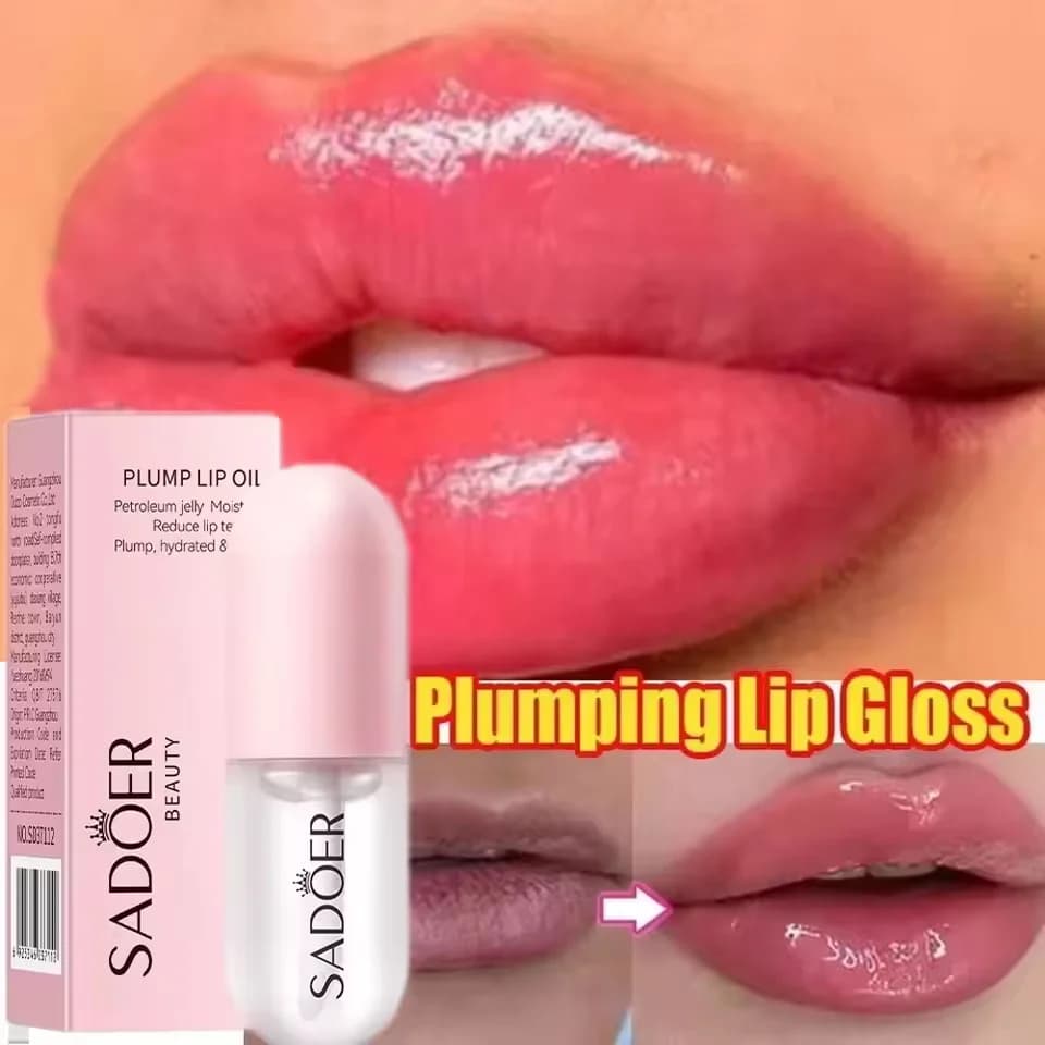 Olio Essenziale Volumizzante Labbra Effetto Immediato, Cura Labbra Sexy, Nutriente, Idratante, Attenua le Linee, Siero Lucidalabbra Volumizzante Definitivo, Cosmetici