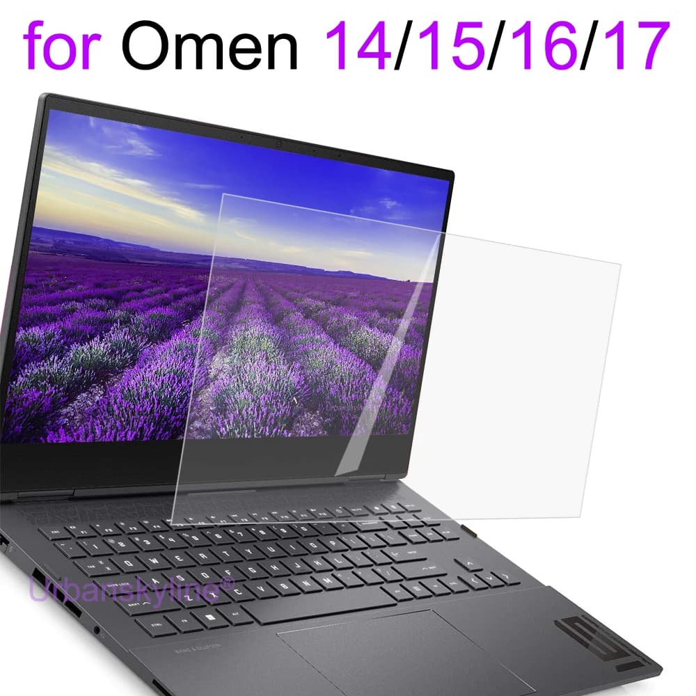 Pellicola Protettiva per Schermo HP Omen Max 16 17 14 15 Transcend Slim 14-fb 15-ek en 16-b 16-u 17-cm ck Gaming HD Opaca Satinata