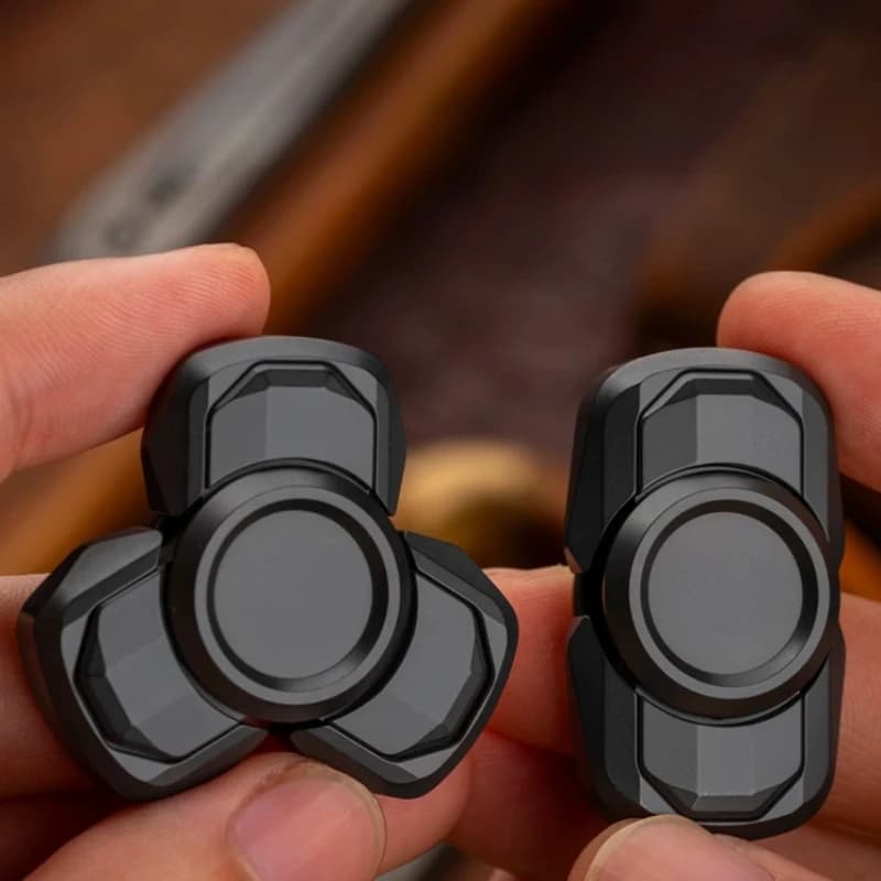 Apen Armor Fidget Spinner in Acciaio Inossidabile, Giocattolo Antistress Rotante da Dito, Roller EDC in Metallo per Uomini