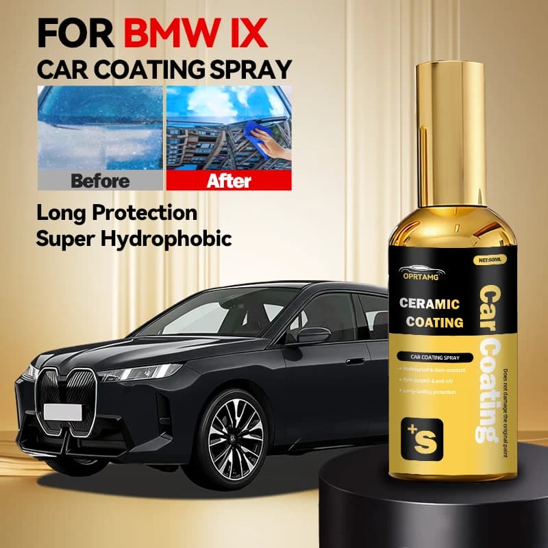 Agente per il rivestimento della vernice dell'auto, antipolvere, a lunga durata, soluzione di cera per vernici, strumento liquido per lucidatura, accessori per auto per BMW IX