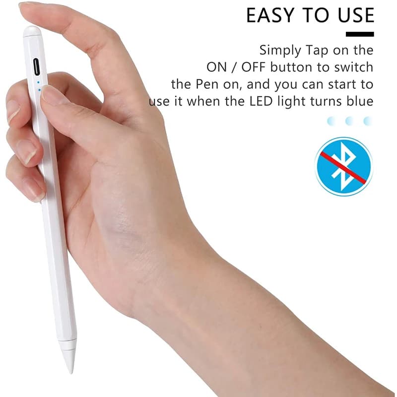Penna stilo per iPad Air 5 4 3 9 10 generazione Mini 6 5 Apple Pencil 2/1 iPad Pro 11 9/8/6 2018-2023 Palm Rejection