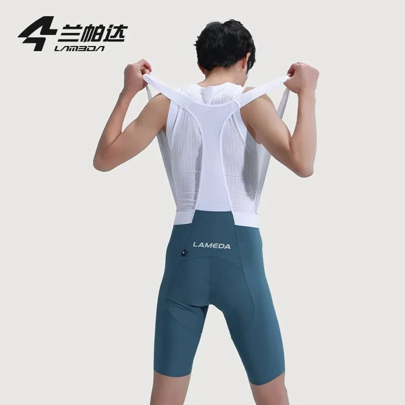 Pantaloncini da Ciclismo da Uomo Lameda, Professionali per Lunghe Distanze, Traspiranti con Imbottitura, Comodi per l'Estate