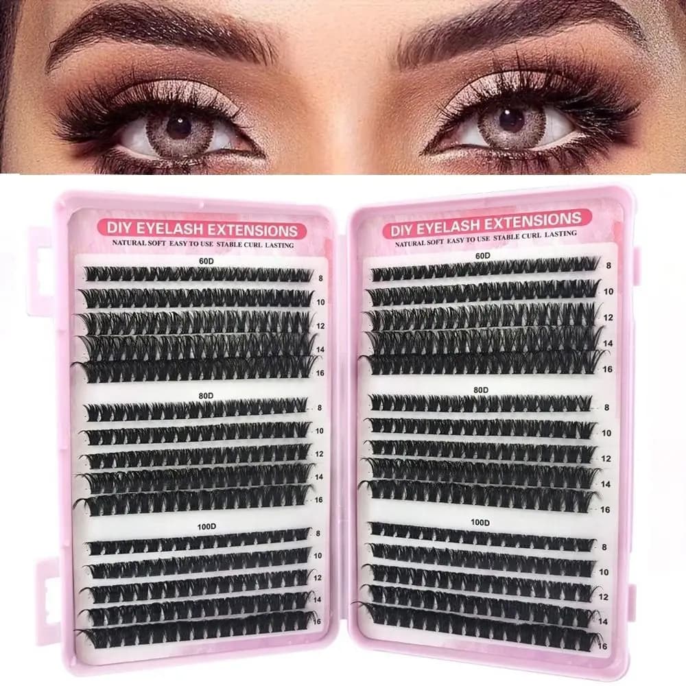 New Fined Eyelashes 8-16mm Natural Effect 30D/40D/50D/60D, Cloud Effect Volume, Blow Molds, Faux Cils for Domestic Use