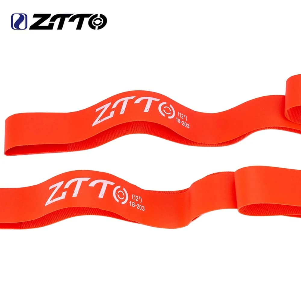 Nastri per Cerchioni in Nylon ZTTO per Biciclette MTB da 26, 27.5, 29 Pollici e Bici da Strada 700c, Nastro Rosso per Cerchi