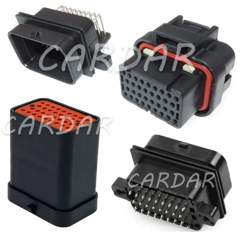 1 Set 34 Pin 4-1437290-0 6437288-2 2-6447232-3 Tyco AMP Auto Oil Gas Connector presa ECU automobilistica per Auto