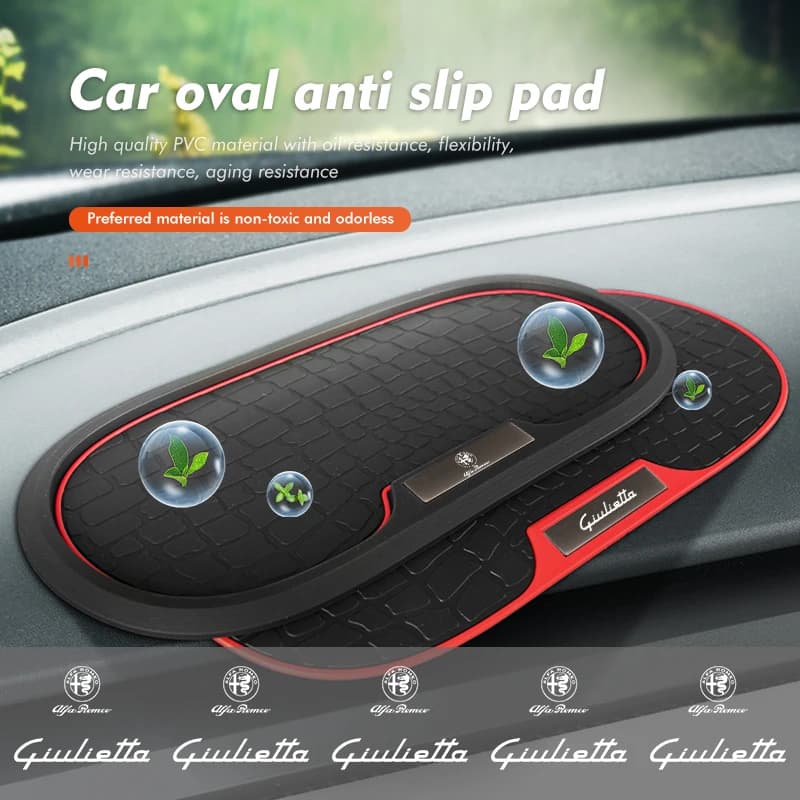 For Alfa Romeo Car Dashboard Sticky Anti-Slip Phone Key Storage Holder Mat Giulietta 940 2010-2014 2015-2022