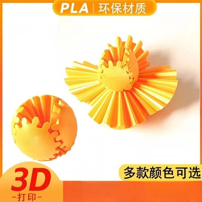 Creativo Color Gear Spinning Ball Stampa 3D Giocattolo Gear Ball Spinning Ball Puzzle Model Toy