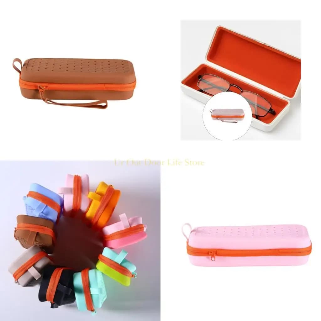 77UF Swim glasses case swim glasses case Silicone swim glasses case