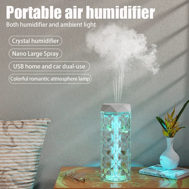 400ML Umidificatore USB Diffusore di aromi Purificatore di oli essenziali Fragranza Mist Maker RGB Luce umidificatore per auto Casa Camera da letto