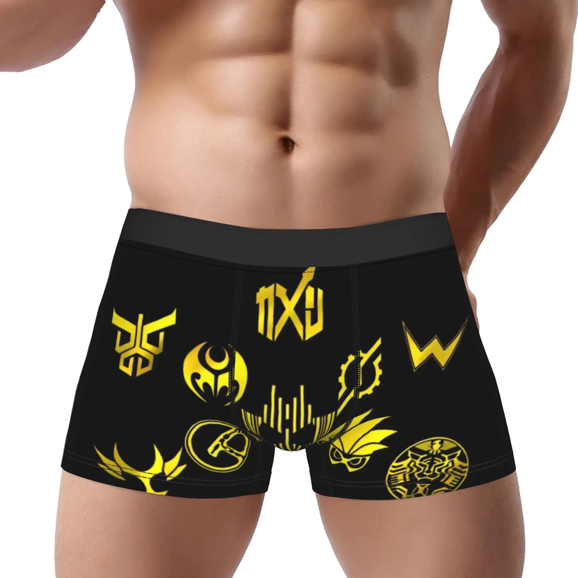 Bandai boxers Kamen Rider Zi O GrandZi O Emblem Underpants Breathbale Panties Male Underwear Print Shorts Boxer Briefs