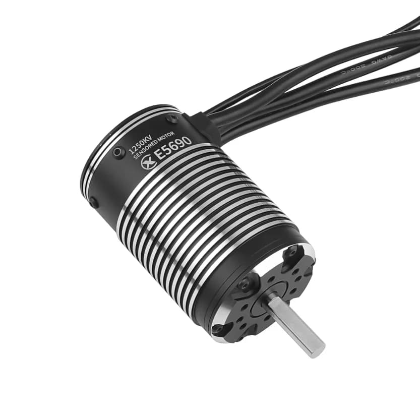 Motore brushless con sensore XC E5690 per auto RC 3-8S Lipo 1250KV IP67 Resistente all'acqua 1/6 Corso breve, Monster, camion leggero 1/5