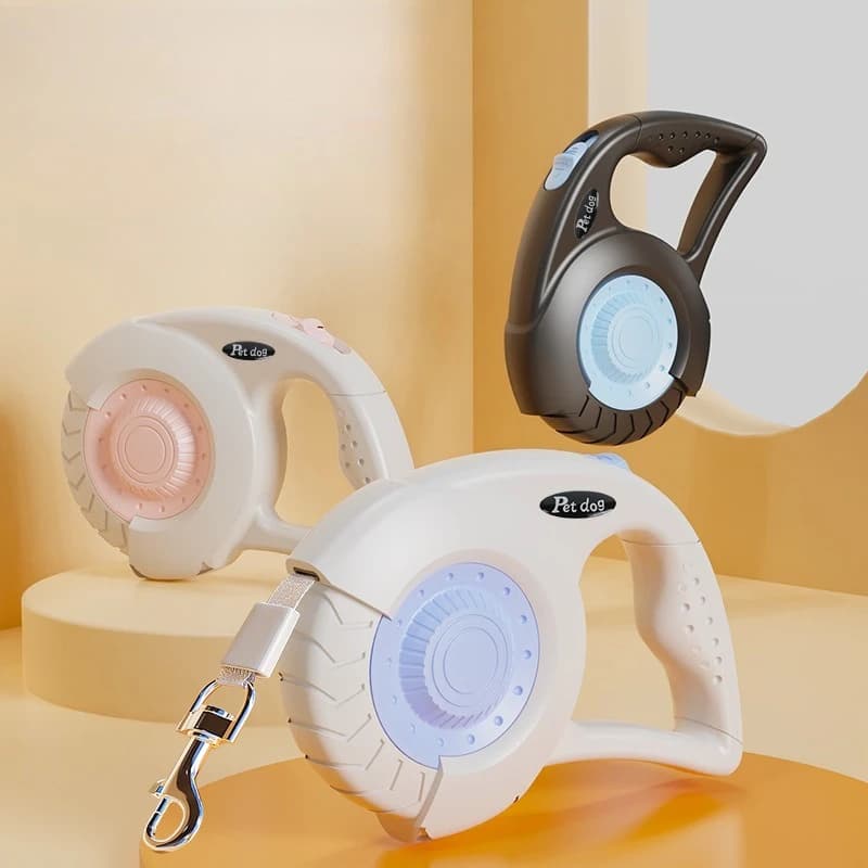 Guinzaglio Portatile per Cani con Impugnatura Comoda, Corda Retrattile per Cani e Gatti, Nuovo Accessorio per Animali Domestici