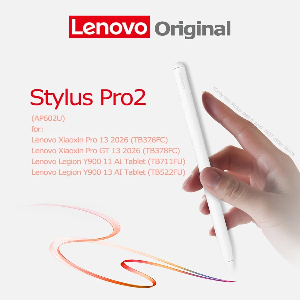 Lenovo Stylus Pro2 Tab Pen Gen2 AP602U for Lenovo Xiaoxin Pad Pro 13 Tablet Pro GT 13 2026 Magnetic Pair Wireless Charge