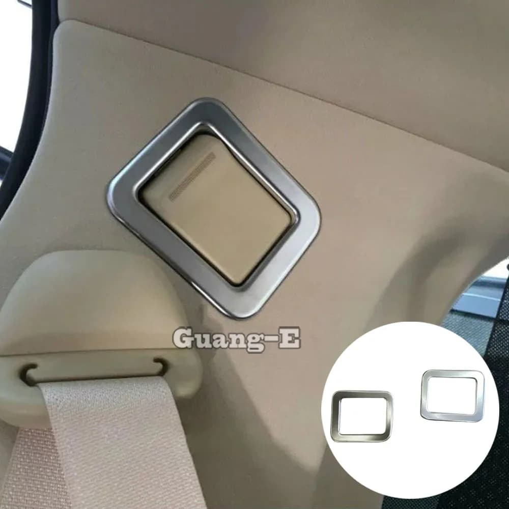 For Toyota Alphard Vellfire 2016 2017 2018 2019 2020 Car Inner Rear Seat Belt Inside Back Frame Cover Protect Safety Stick Trim