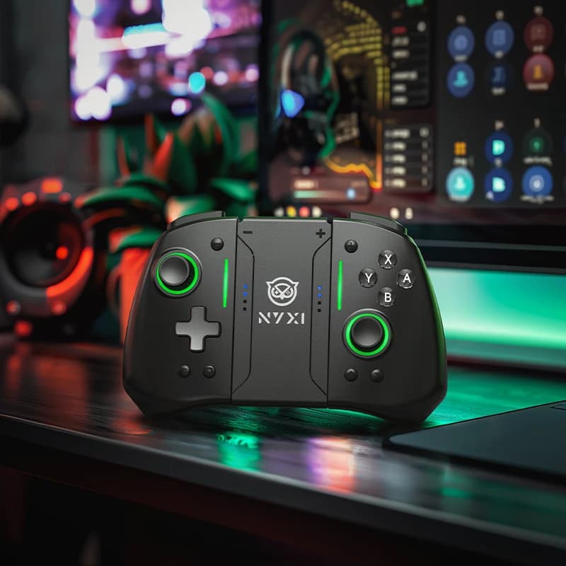 NYXI Hyperion Pro per Switch2/Switch Controller di gioco Bluetooth Gamepad wireless nero