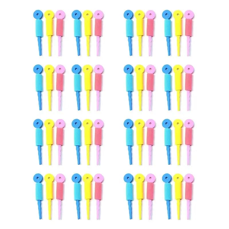 ABGH-48 Bigodini Pieces in Foam for Hair, Soft Magic Sponge for Skins, Fa-da-Te Tools for Women's Hair Styling