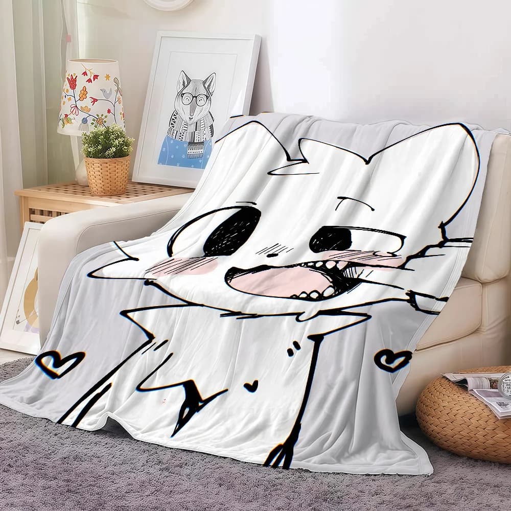 Boykisser Cat Meme Blanket Warm Soft Suitable For Bedroom Sofa Bed Living Room Office Travel Camping Gifts