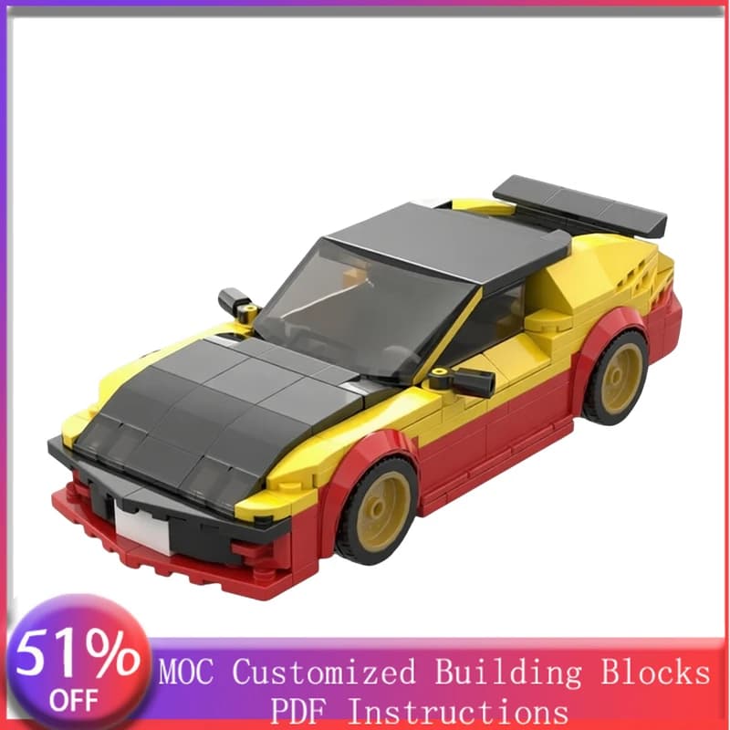 274 Pezzi Set di Costruzioni Modulari MOC Personalizzabili, 8 Muscle Car da Corsa con Dettagli Rilievi, Giocattolo Creativo Fai-da-te per Ragazzi, Regalo di Compleanno