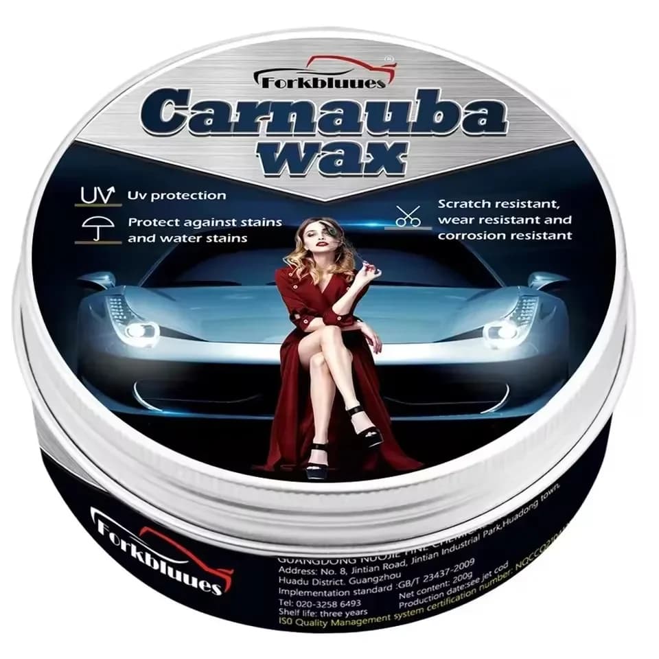Set Cera per Auto Effetto Cristallo, Cera Dura per la Cura della Vernice, Riparazione Graffi Minori, Lucidatrice per Auto con Spugna, Accessori Auto