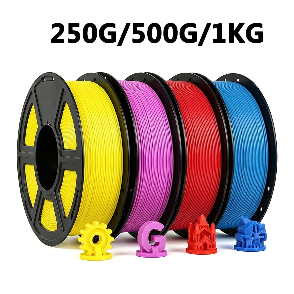 250g 500g 1kg PLA 3D Printer Filament Red Pla Sky Blue Pla Yellow Rose Pink 1.75mm 3D Printing Filament 250gx4 Vacuum Packaging