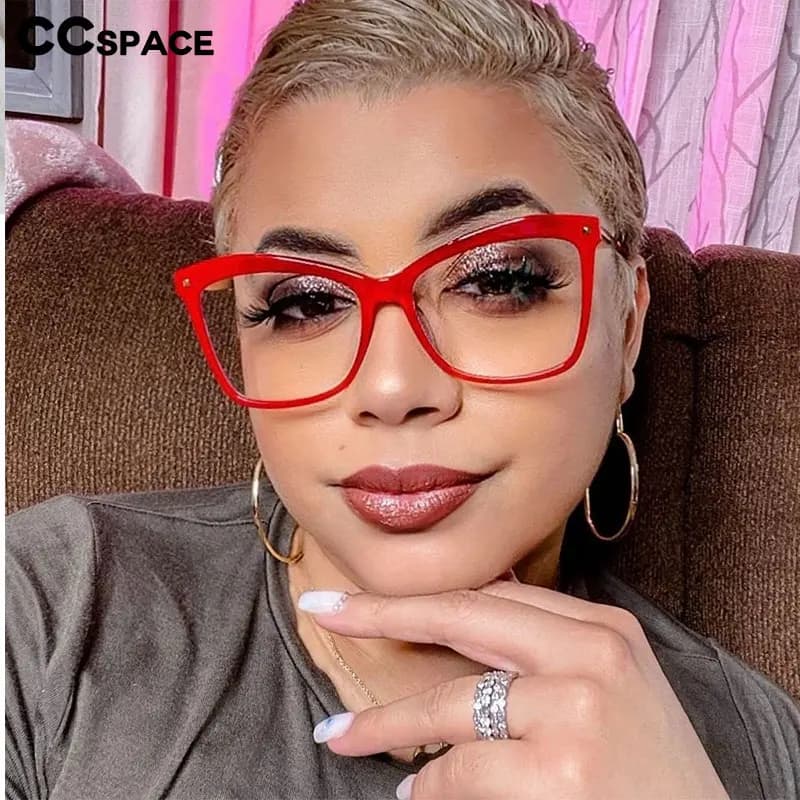 45894 Women Brand Design Anti Blue Light Computer Glasses Frames Optical Retro Fashion Prescription Glasses