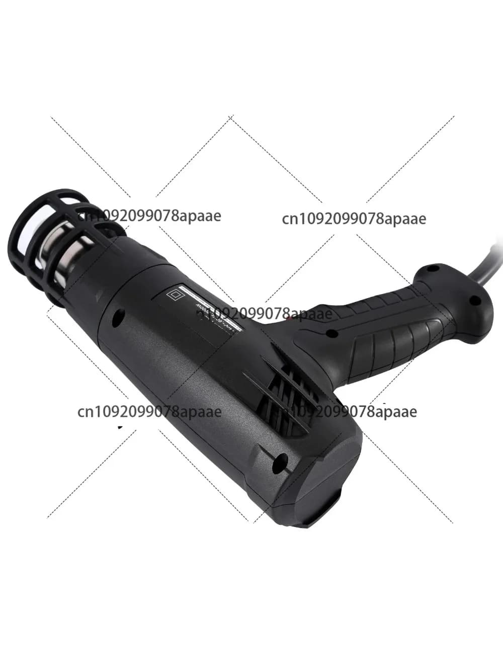Pistola termica ad alta potenza da 2000 W per involucro in vinile per auto, termosaldatura, strumento ad aria calda per il controllo della temperatura