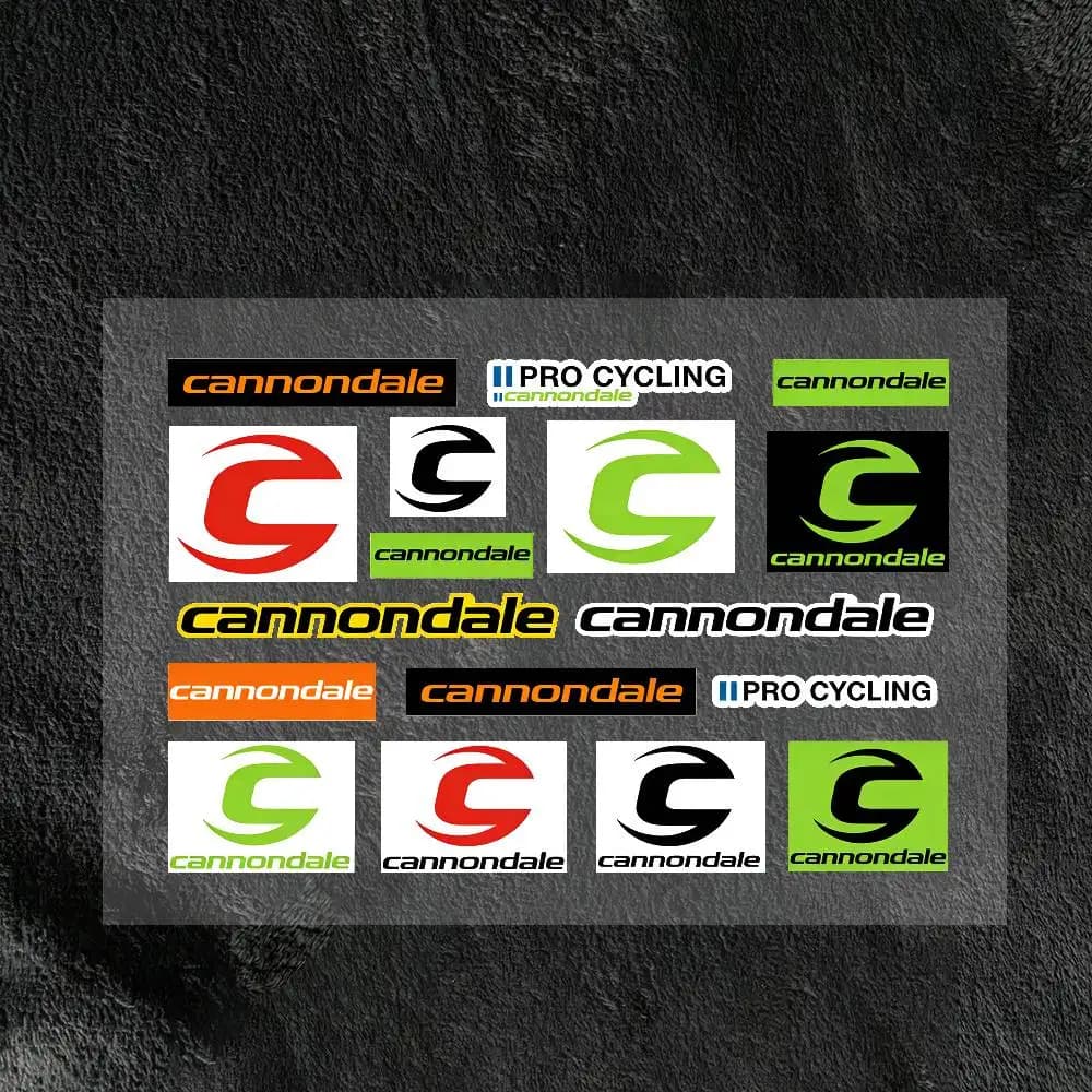 Adesivi per moto C-Cannondale per logo, impermeabili, riflettenti, per corpo e casco, copertura antigraffio, modifica personalizzata