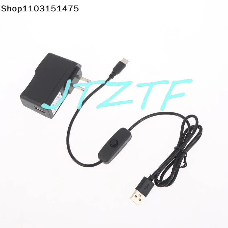 USB C extension cable from 1/2/3 pieces for adapter from USB male to Type C male with switch on/off for Raspberry Pi 3 4, phone and laptop spare parts