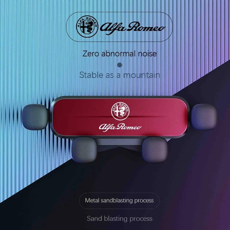 2026 Adesivo Caldo Gravity Supporto Del Telefono Per Auto Air Vent Mount Supporto Del Telefono Cellulare Per Alfa Romeo Giulietta Mito 159 Giulia Stelvio 156