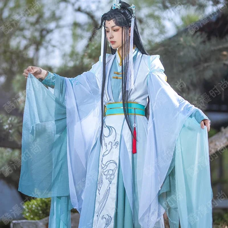 Shi Qingxuan Costume Cosplay Feng Shi Niang Niang Hanfu Anime Tian Guan Ci Fu Natale Halloween Abiti per Donne Uomini Adulti