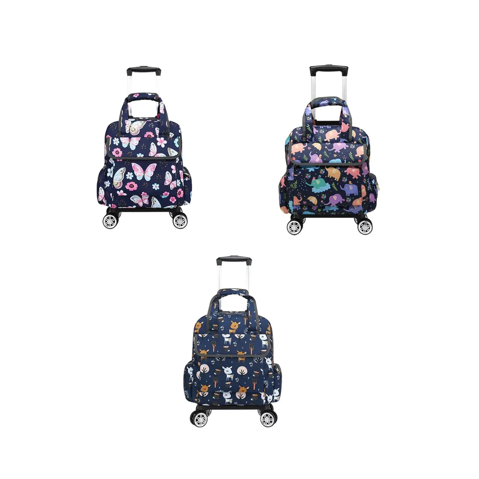 Borsa Porta Abiti con Ruote, Organizer da Viaggio 16 Pollici, Borsone Impermeabile in Tessuto Oxford con Rotelle