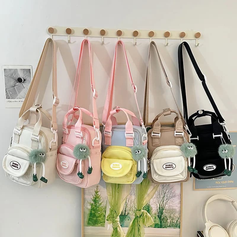 Borsa a tracolla per bambini estivi per borse a tracolla da donna Borsa e borsette versatili per studenti di moda Borsa per madre e bambino per ragazza