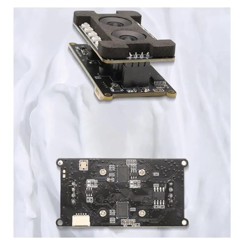 Modulo Fotocamera Binoculare USB AA84 con Sensore HD da 2 Megapixel e Doppia Lente 1080P IR per Riconoscimento Facciale