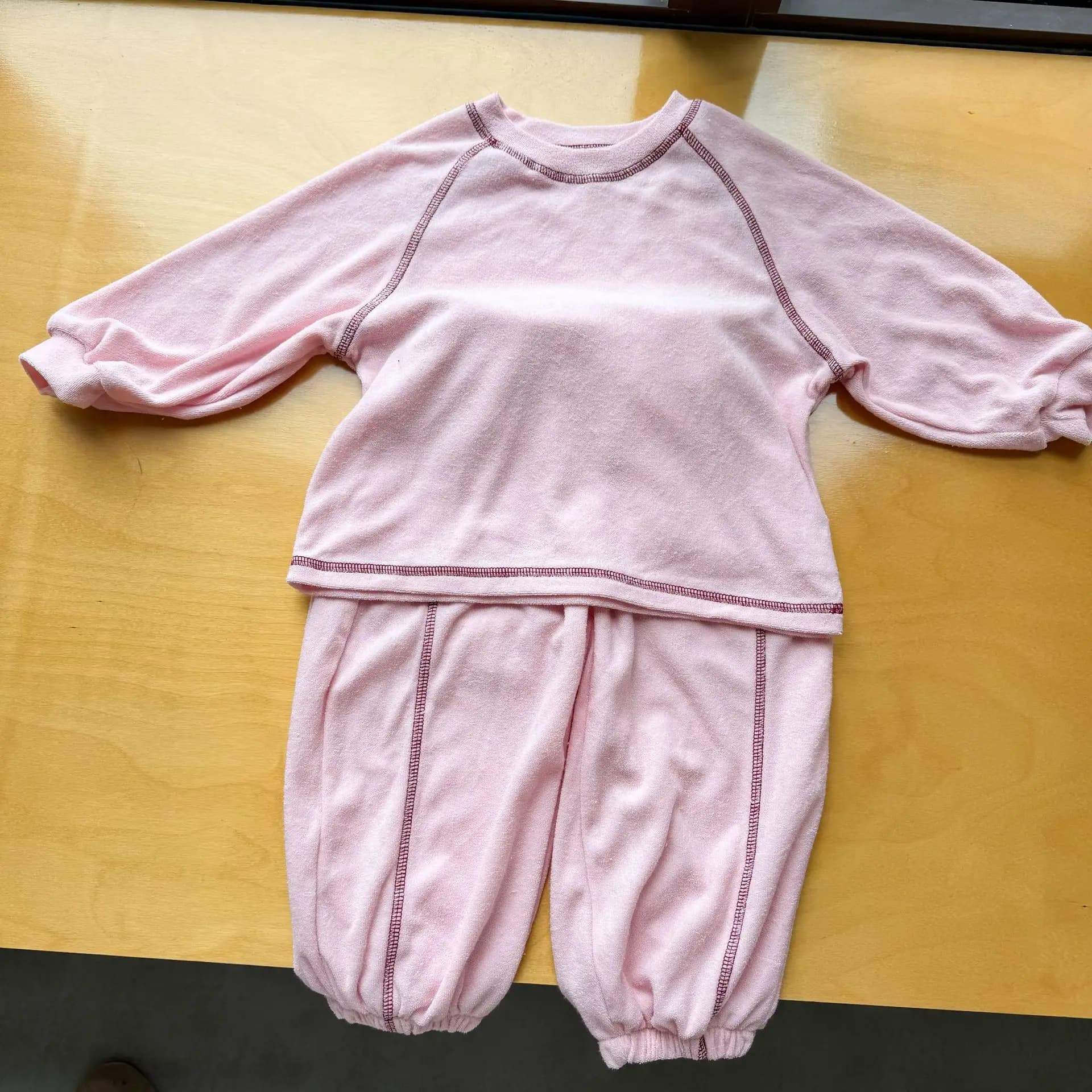 456 2026 Autumn Children Home Clothes Set Cotton Boys Girls Long Sleeve Comfortable Pajamas 2pcs Suit Solid Casual Kids Outfits