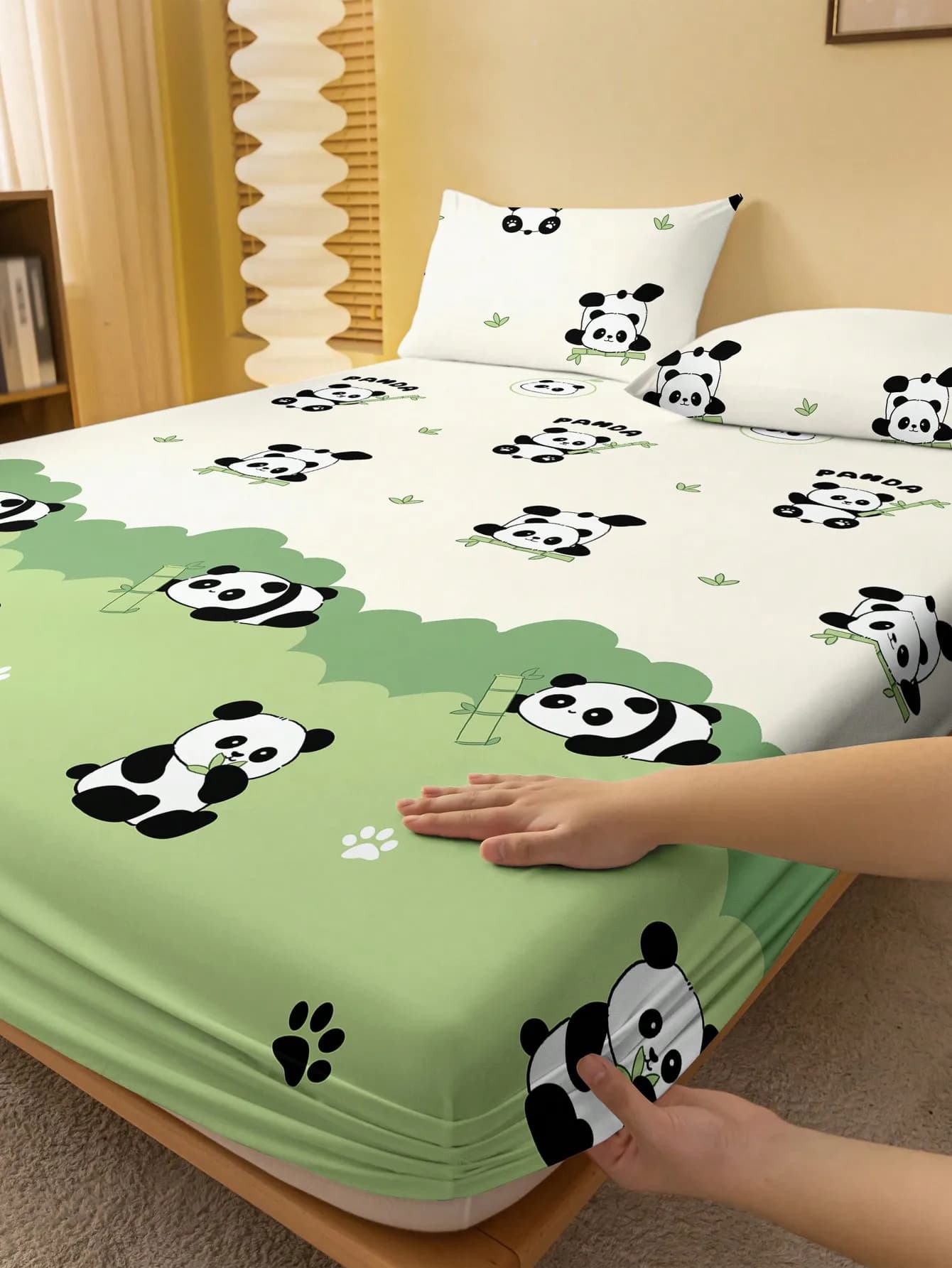 1 Pezzo Lenzuolo con Angoli Elasticizzati con Stampa Animalier, Morbido Copriletto per Camera da Letto (Esclusa Federa)