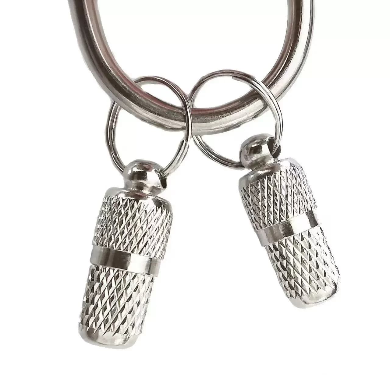 Targhetta Identificativa Anti-Smarrimento per Cani e Gatti, Tubo Metallico per Collare, Accessorio con Nome e Indirizzo per l'Identificazione Sicura degli Animali Domestici