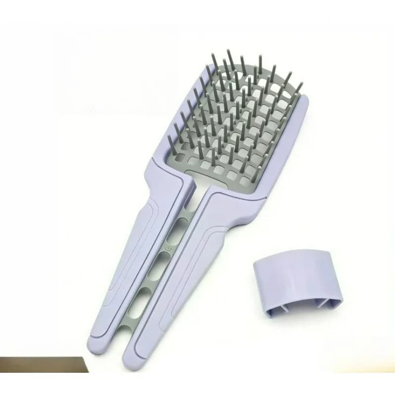 Pettine Multifunzionale con Cuscino d'Aria, Pettine per Massaggio e Cura dei Capelli Ricci, Pettine a Tubo per Asciugacapelli per Studenti