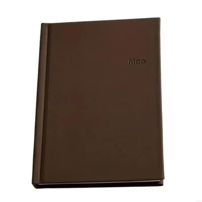 Hardcover Notebook With 128 Pages 5.83x3.94Inch PU Leather Hardcover Journal For Daily Journaling Planning Note Taking F19E