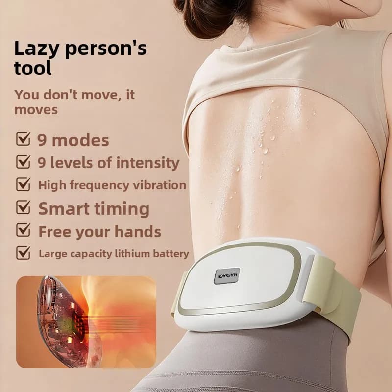 Home Lazy Weight Loss Vibration Plate, Multi-functional Kneading Belly Shaking Machine, Portable Slim Waist Fitness Equipment