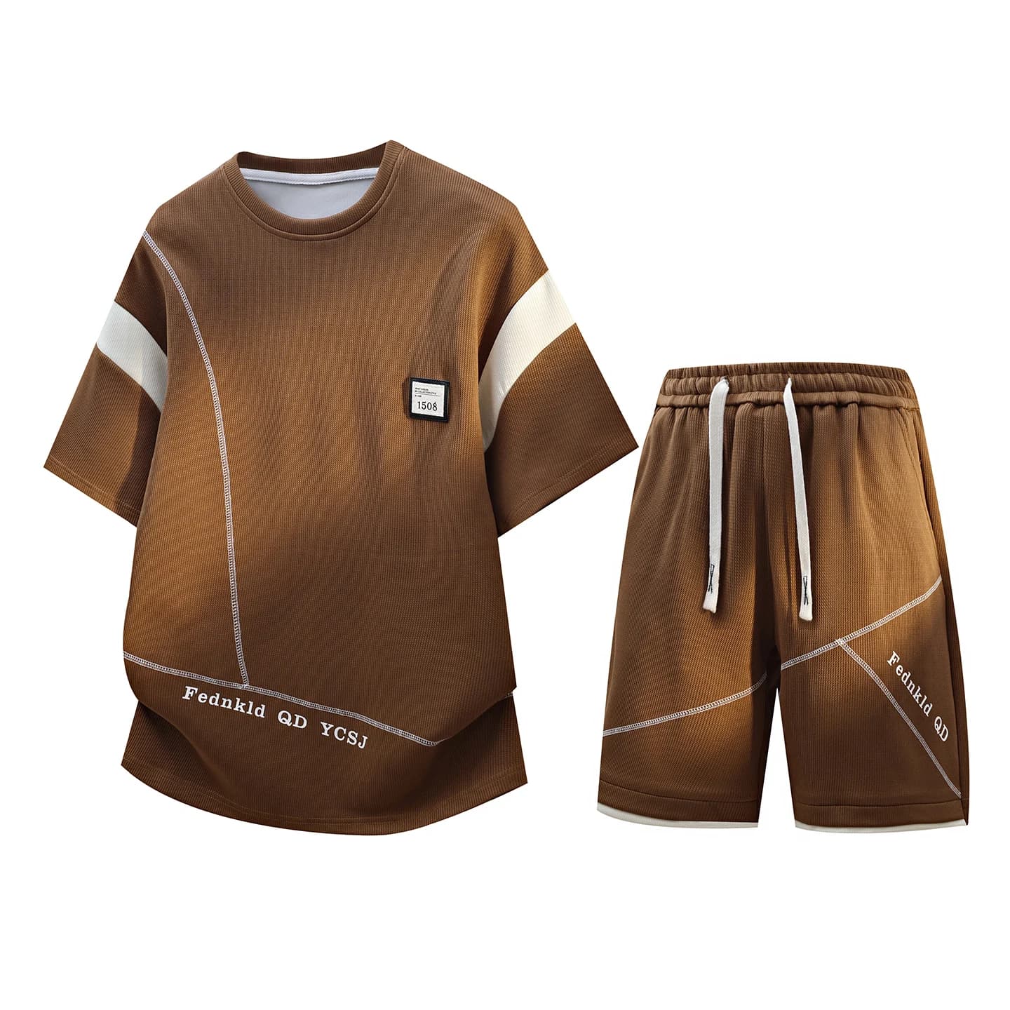 Men's Casual Jumpsuit, Sporty Set 2 Pieces with Sweatshirt and Pants, Hip Hop Clothing for Running and Sport, Autumn Spring