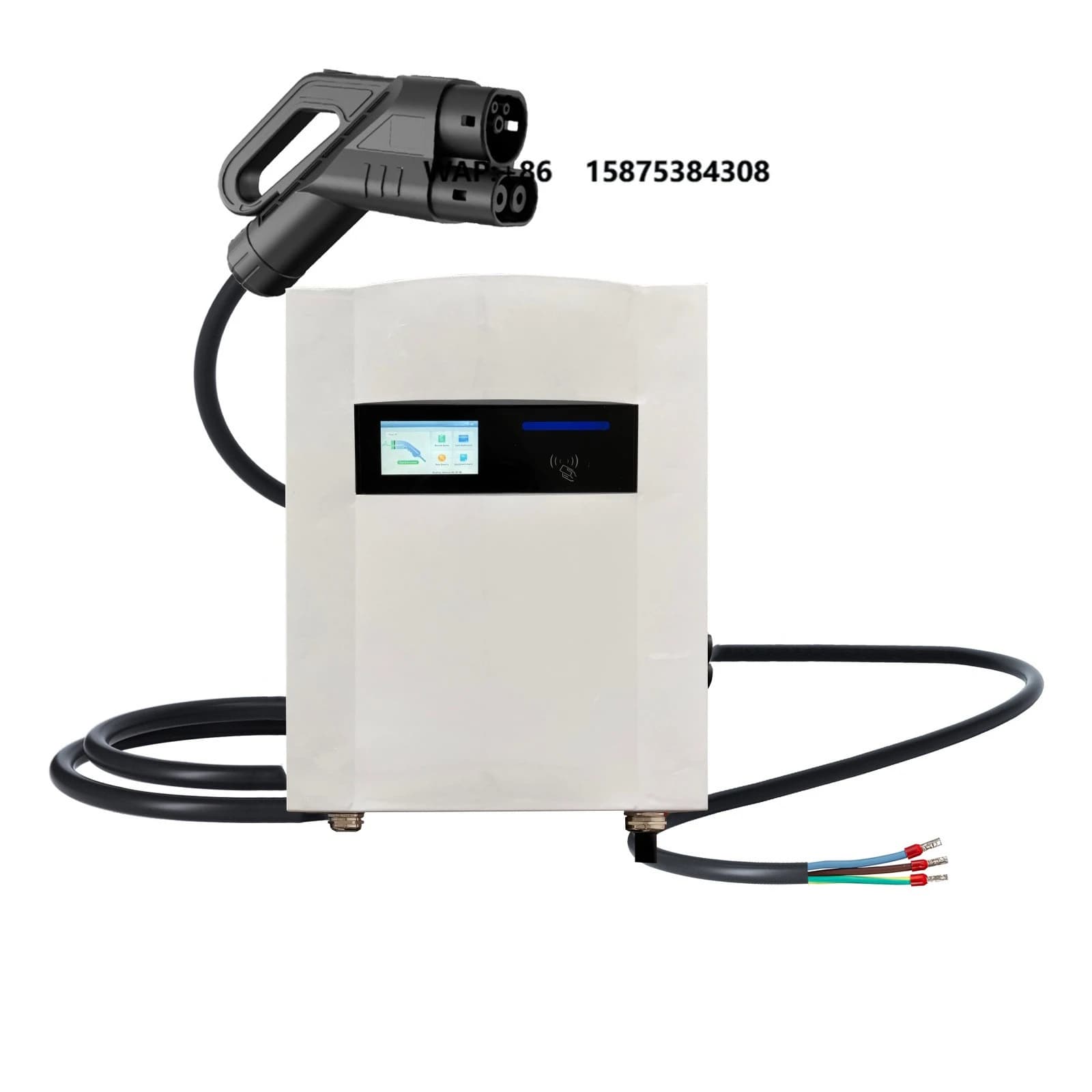 Nuovo Caricatore Rapido DC per Veicoli Elettrici Tary da 30kW, Standard CCS, Montaggio a Parete, Ingresso 380V, Compatibile con CCS1, GMC, Chevrolet