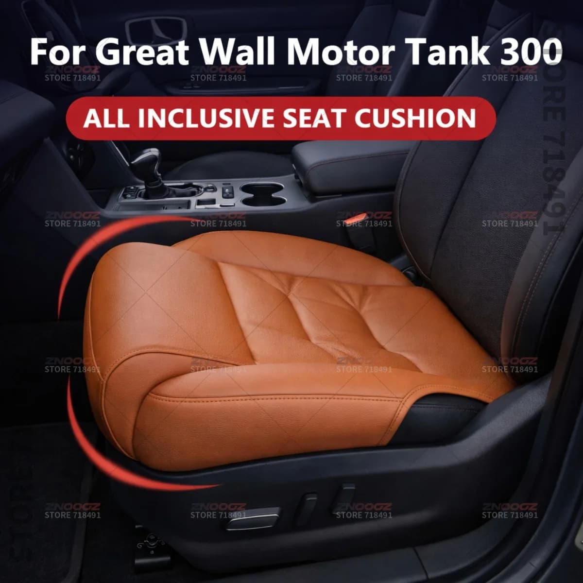 Supporto per Gambe del Sedile Auto per Great Wall Motor Tank 300, Estensione del Sedile, Coprisedile in Memory Foam, Cuscino Estensore, Accessori Interni
