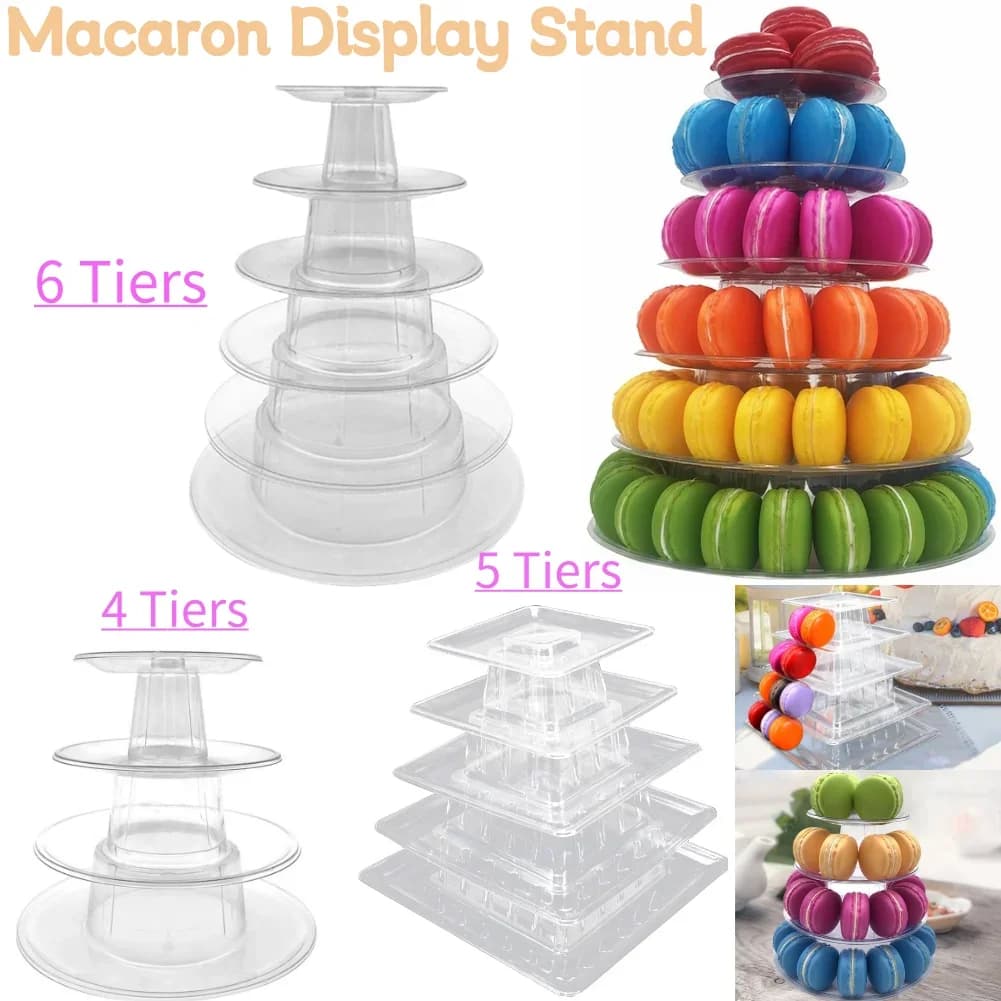 4/5/6 levels Supports for wedding parties Macaron Cupcake Tray Exhibitor Table Cake For Home Use