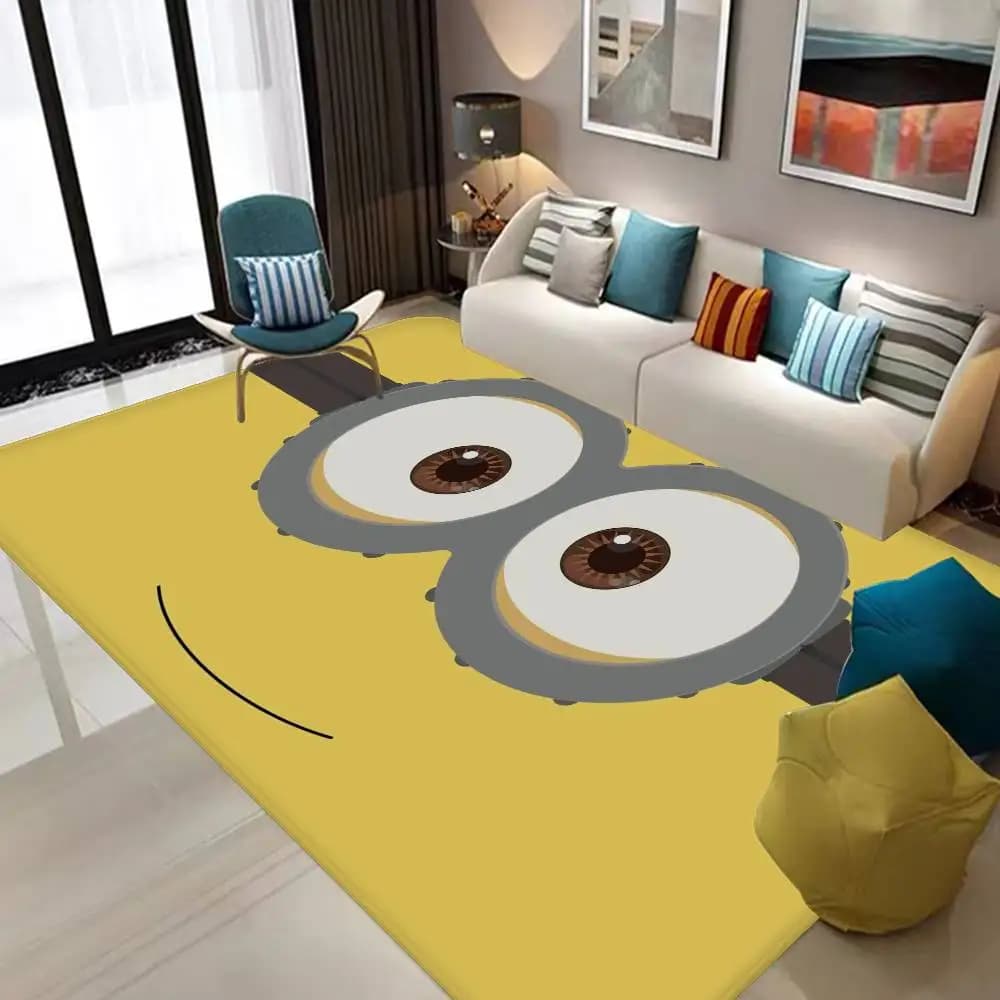 M-Minions Cartoon Cooking Mat Children's room Decoration Bedroom Balcony Non-slip Zerbino Living room Alfombra