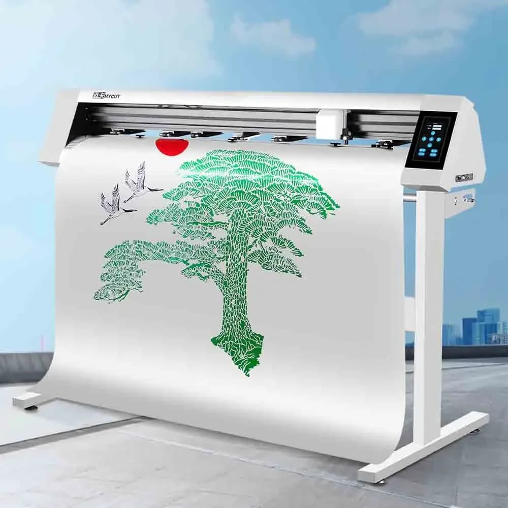 yha Per MYCUT Huansheng Fonte Produttore Fabbrica Diretta MC1200T Smart CCD Camera 48 Pollici Grande Touch Screen Vinile Cutter
