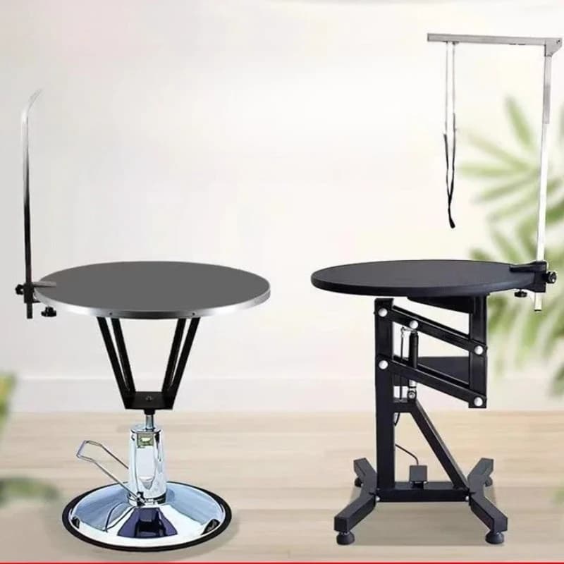 ZHAYA Pet Grooming Table for Small Dogs&Cats-Hydraulic Lift, 360° Rotation Anti-Slip Platform, Foldable Professional Styling
