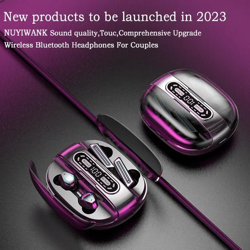 Coppia di cuffie per 2 telefoni 2000mAh scatola di ricarica TWS auricolari wireless Bluetooth impermeabili quattro auricolari PK M21 M22 cuffie
