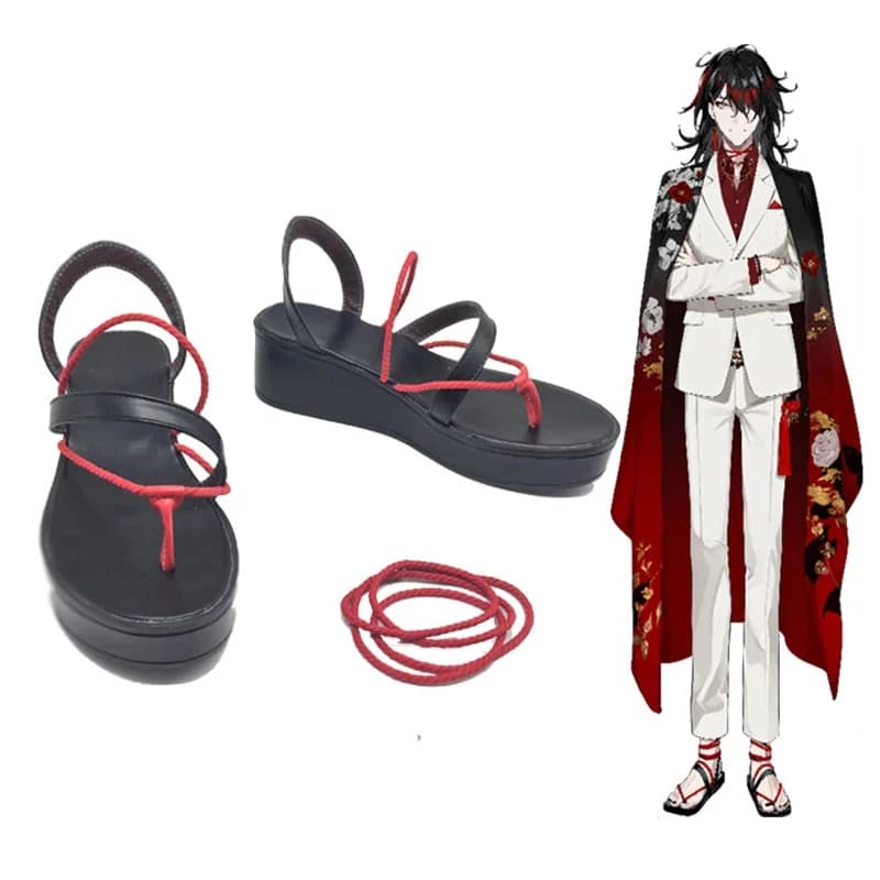 VTuber Vox Akuma Cosplay scarpe uomo donna pantofole sandali