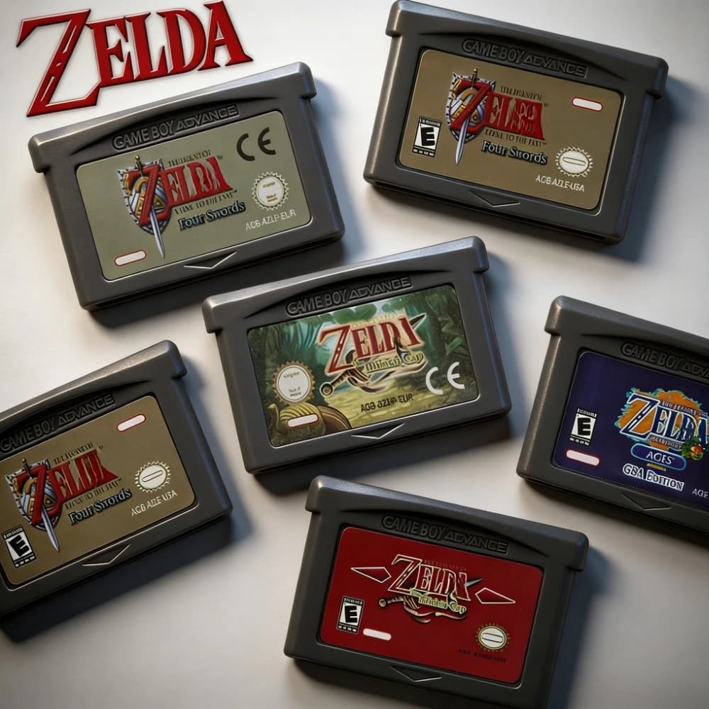 Cartuccia di gioco GBA per console di videogiochi a 32 bit, scheda di gioco Link To The Past Awakening DX Minish Cap Classic Boutique Collection